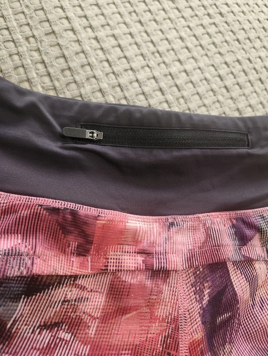Lululemon Speed Up Short Sz 4 *2.5" In Sun Dazed Multi Pink Super Dark - Picture 8 of 14